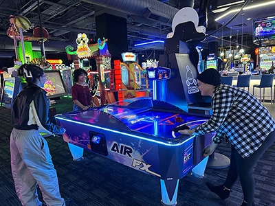 Our high school students enjoyed a meet up in Philadelphia to have some friendly competition at Dave and Buster's.