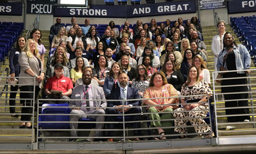 Group shot of family mentors